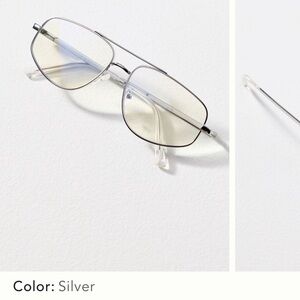 Elite Eyewear Metal Aviator Blue Light Readers from Anthropologie - 2.00x